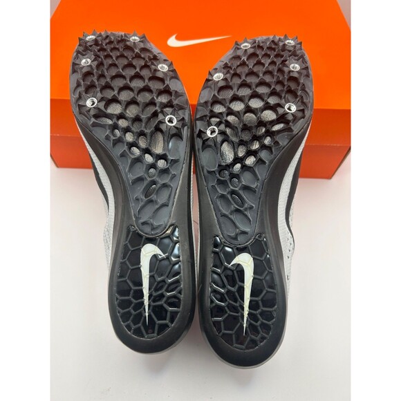 Nike Zoom Victory 3 Women's Track Distance Spikes White/Black 835997-107 Sz 9 - Picture 7 of 9